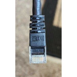 5, 3ft - CAT6 Ethernet Network Patch Cables Cords RJ45 with snagless boots.black